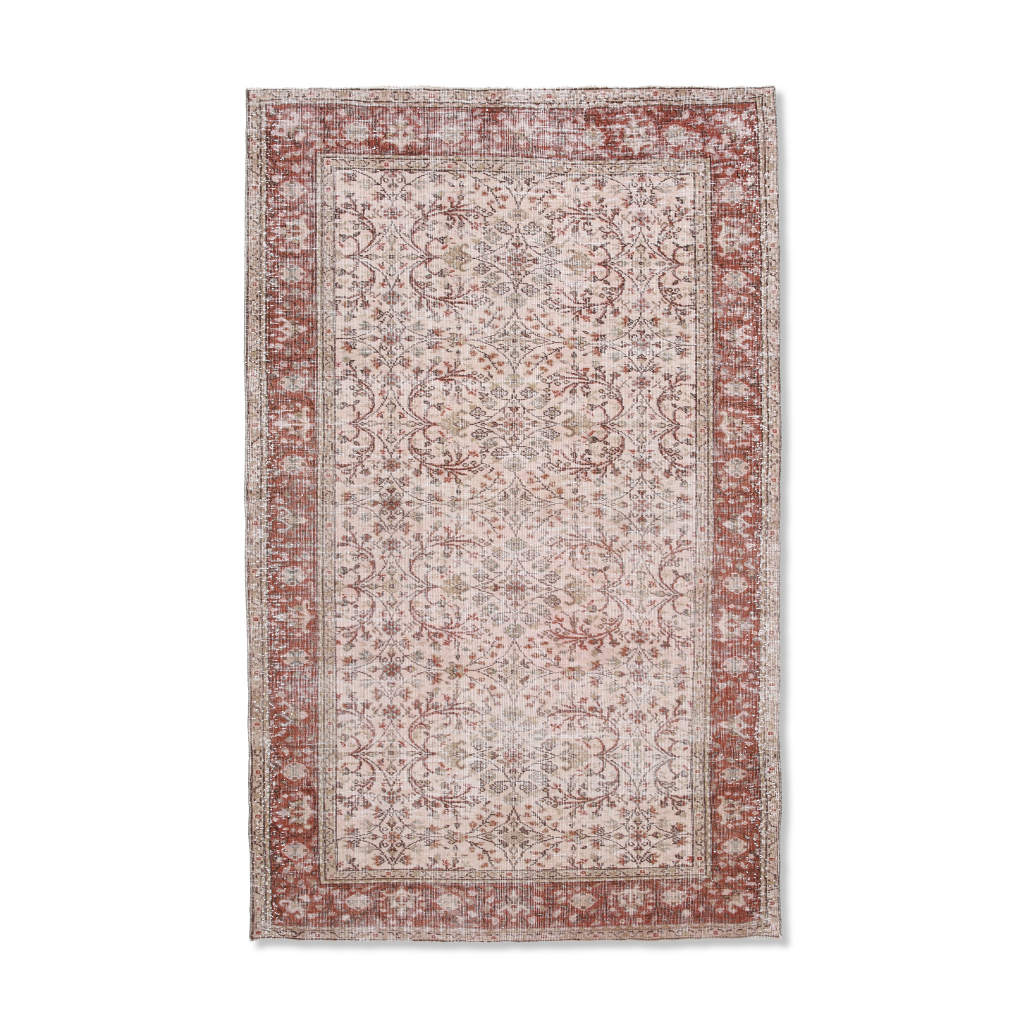 5x8 Faded Beige Turkish Rug