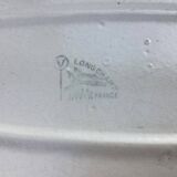 Plat à poisson en céramique de Longchamp, années 60-70