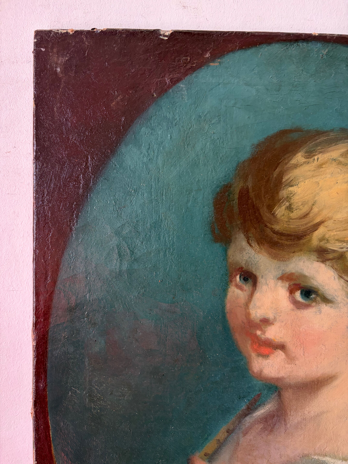 Portrait of a young woman with a flute, signed Louis Dubois (1830-1880)