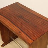 Art Deco “Portefeuille” style table in rosewood, 1950