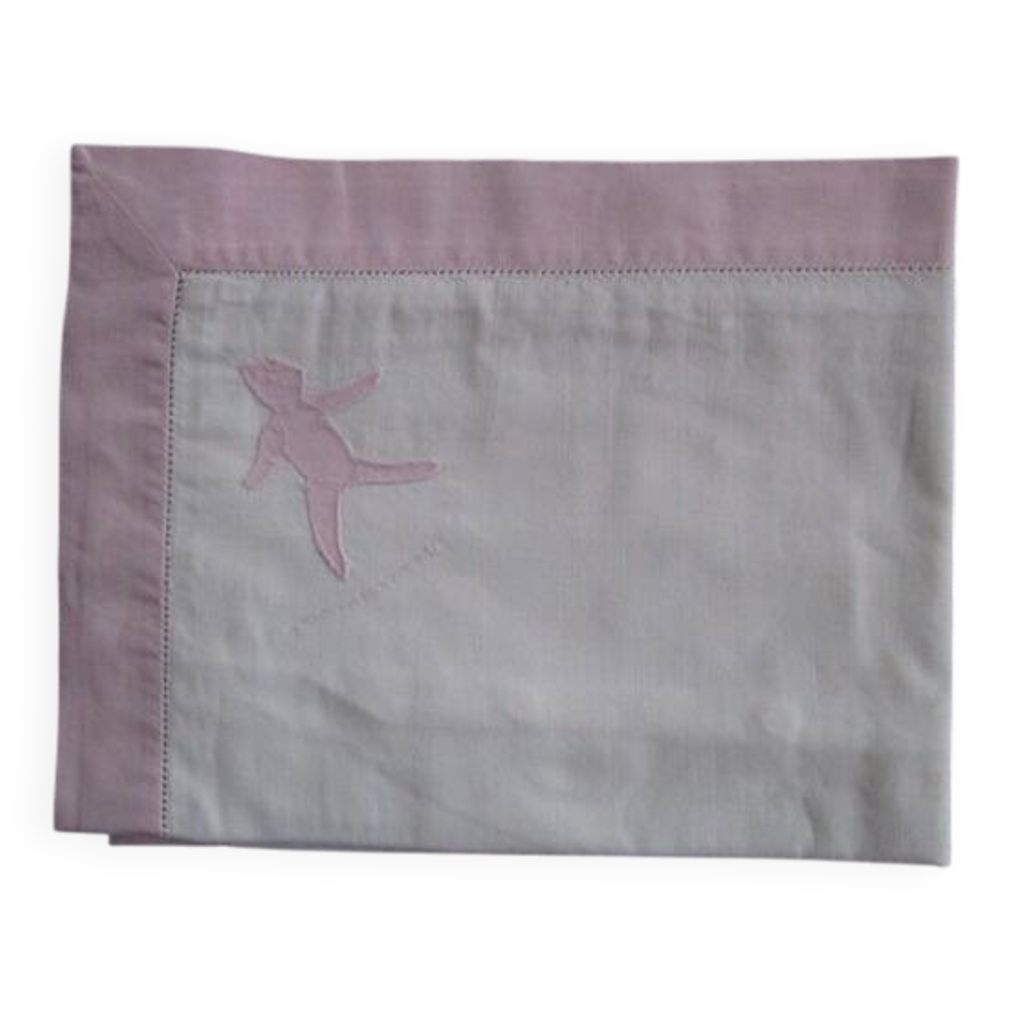 Antique embroidered child's pillowcase