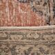 Tapis de couloir vintage Brunt rouge et marron 3x12, 88x382 cm