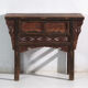Antique pine console with multi-layer patina – China, circa 1930
