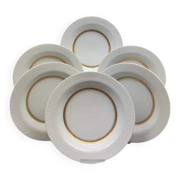 Rosenthal Tapio Wirkkala 6 assiettes creuses Ondulation Studio-Line 1970-1980