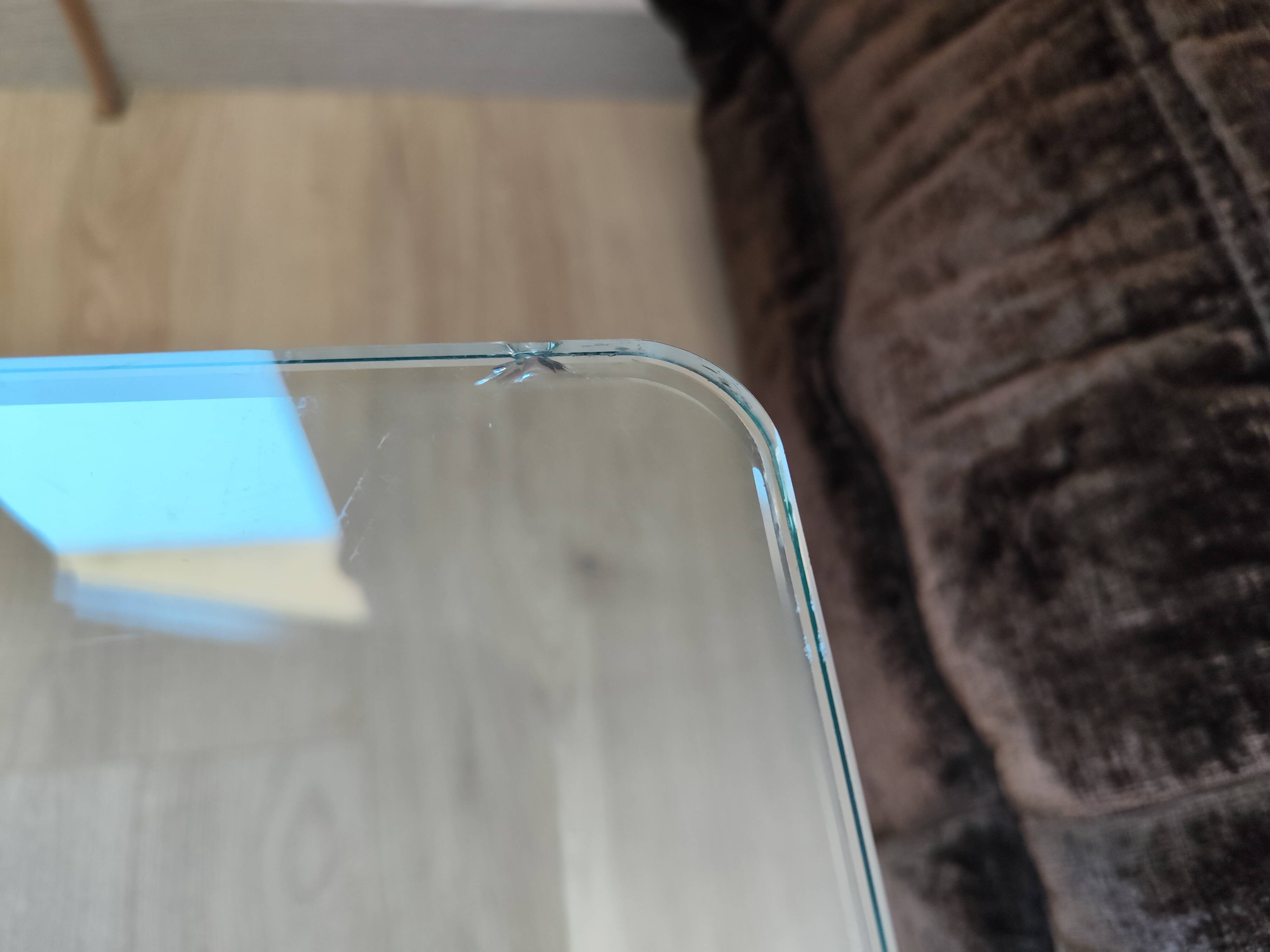 Vintage David LANGE glass & altuglas coffee table circa 1970