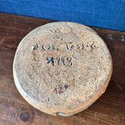 Beautiful glazed stoneware vase by the ceramist Jean Tessier. Late 20th century.