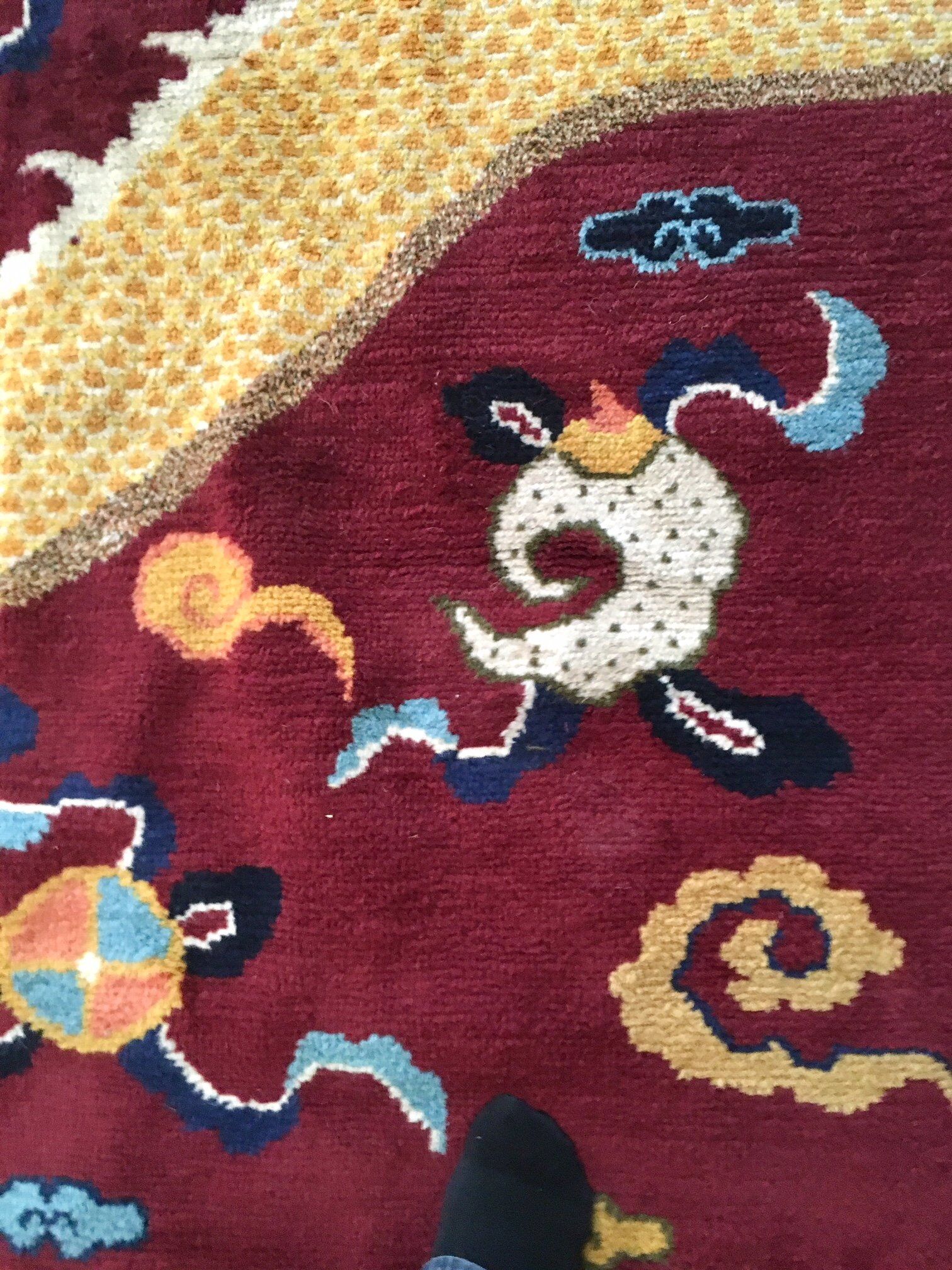 Tapis chinois Ningxia XXe siècle 148x490cm