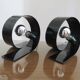Pair of "looping" lamps by Massive editions 1990