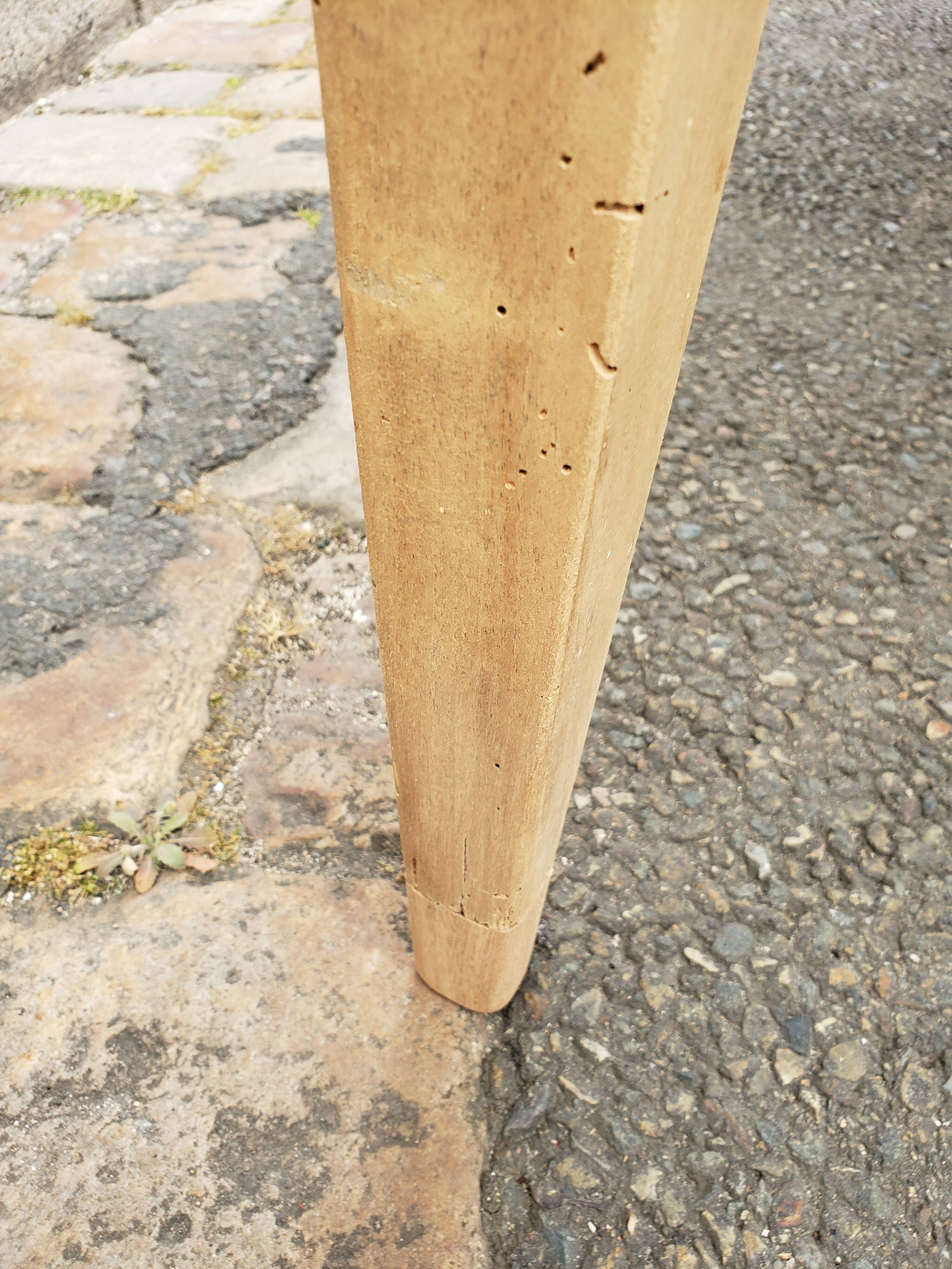 Farm table 2 poplar and chestnut drawers