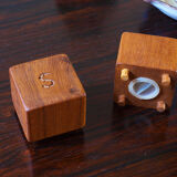 Scandinavian salt and pepper in teak