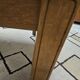 Vintage coffee table 1970" slate wood