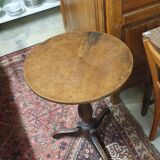 Walnut pedestal table