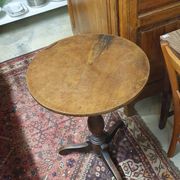 Walnut pedestal table