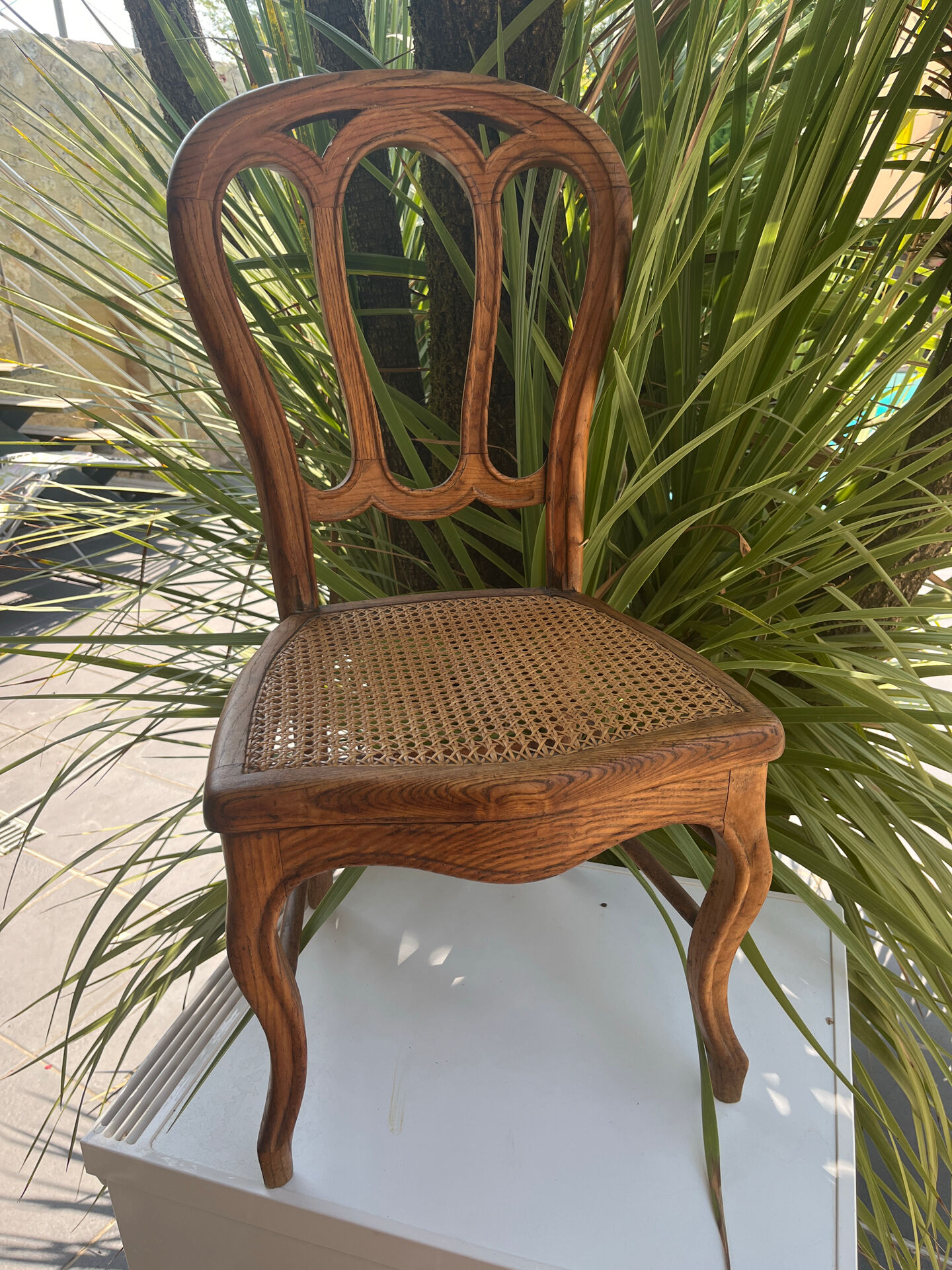 Caned chair for children