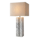 Carrara marble Art Deco lamp base 1940s