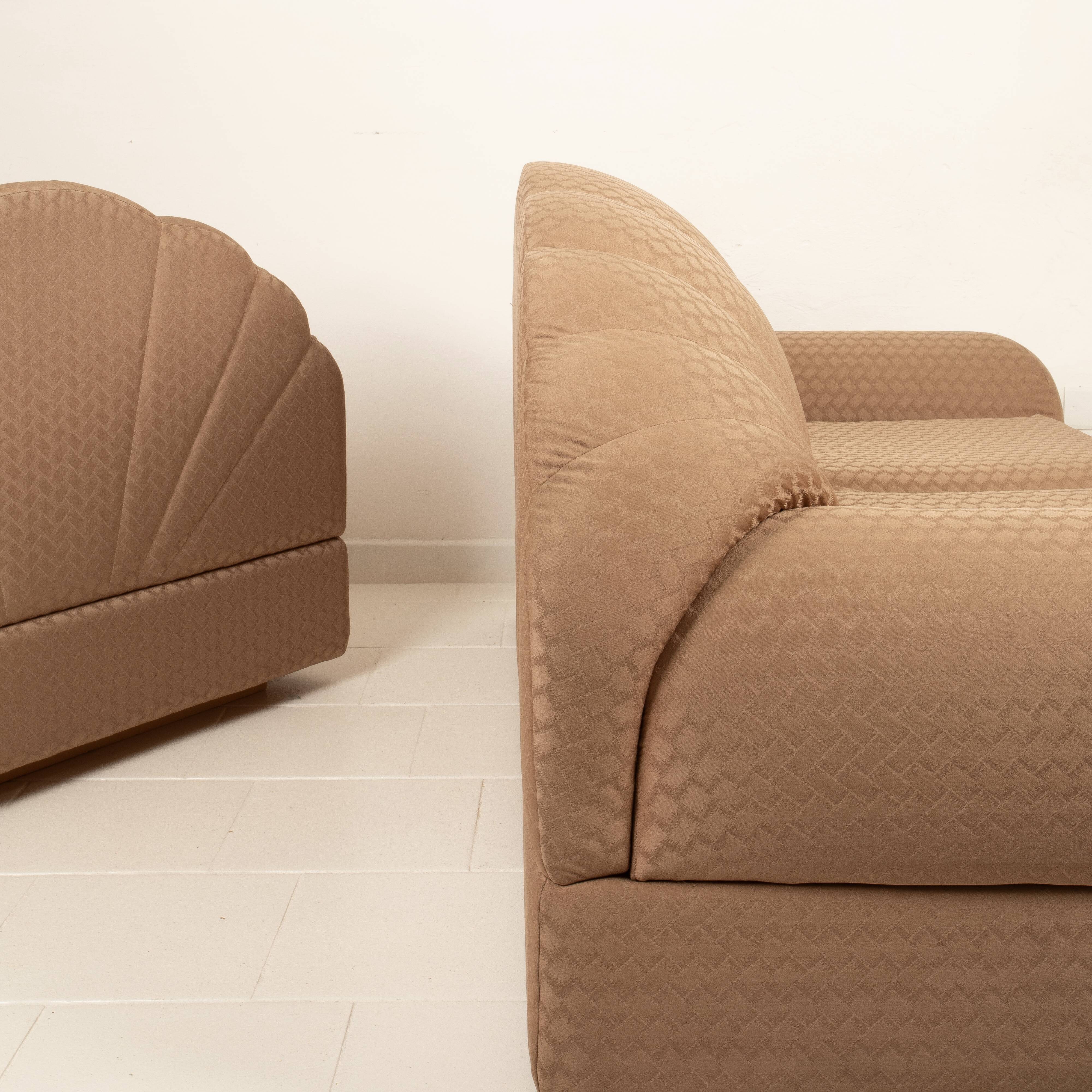 Alain Delon armchair and sofa for Maison Jansen