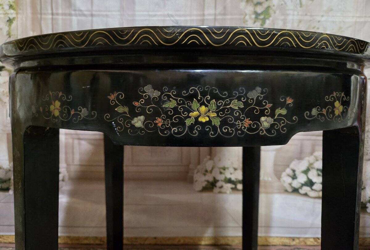 Asia 20th century: lacquer side table