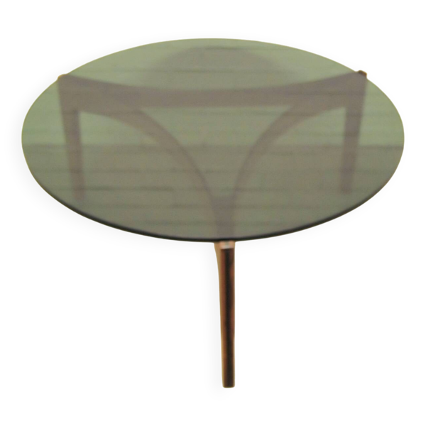 table basse ronde vintage Sven Ellekaer