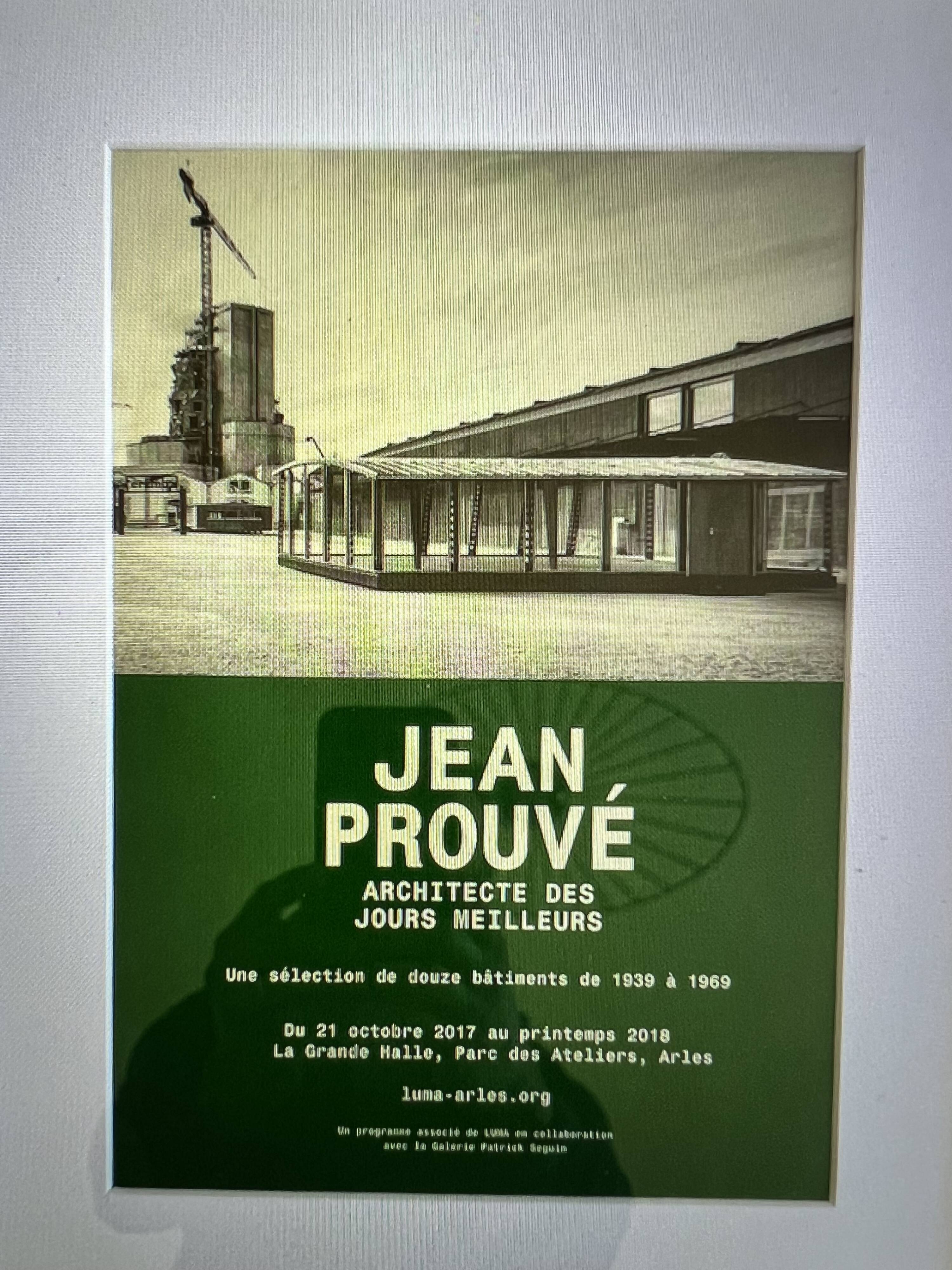 ARLES LUMA JEAN PROUVÉ EXHIBITION POSTER