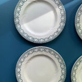 Flat plates in Iron earth manufacture Salins model Garland
