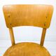 Chaise vintage Frankfurter en bois Mid-Century design rétro classique pour