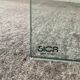 Vintage Sica Italy dining table in tempered glass