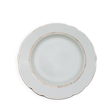 Digoin Sarreguemines round serving dish