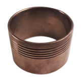 Christofle art deco antique metal towel round