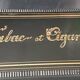 Coffret à tabac et cigares en bois et laiton Napoléon 3