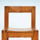 Minimalist vintage pine dining chairs with visible joints,The Netherlands,