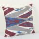 Vintage ikat cushion cover 33x38 cm
