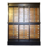 Meuble de metier / tiroirs "0rfèvrerie", collections, partitions, classement