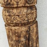 Ancient wooden ancestor statue of the Leti Islands, Indonesia