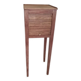 Louis XVI (Directoire) style curtained occasional furniture or bedside table