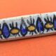 1920-1940 4 Knife holders Glazed ceramic from Nabeul, Tunisia