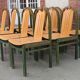 Ensemble 12 chaises vintage Baumann modèle Argos