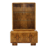 1930s Exclusive Curved Art Deco Bookcase, Czechoslovakia