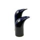 Space age set of 2 blue ceramic vase, Italy ca. 1970