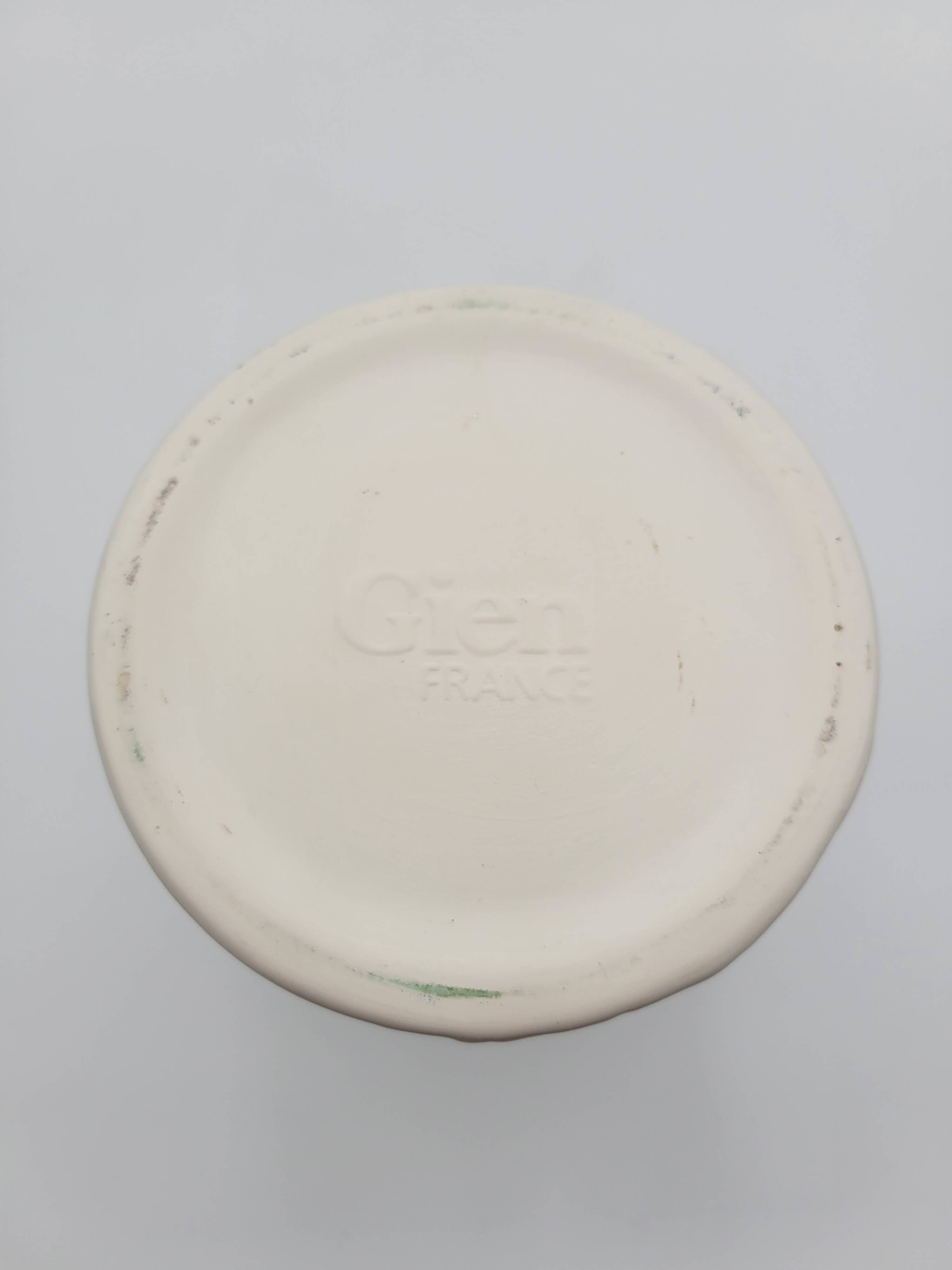 Gien matte porcelain vase