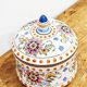 Vintage polychrome box'70 made of Delft ceramic. In perfect condition.