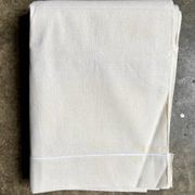 Beige linen sheet with hemstitching #11 ☐ 220 x 310 cm