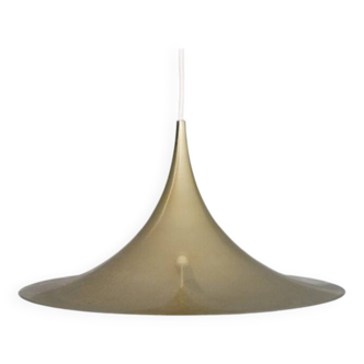 Semi pendulum pendant lamp by Thorup and Bonderup in brass