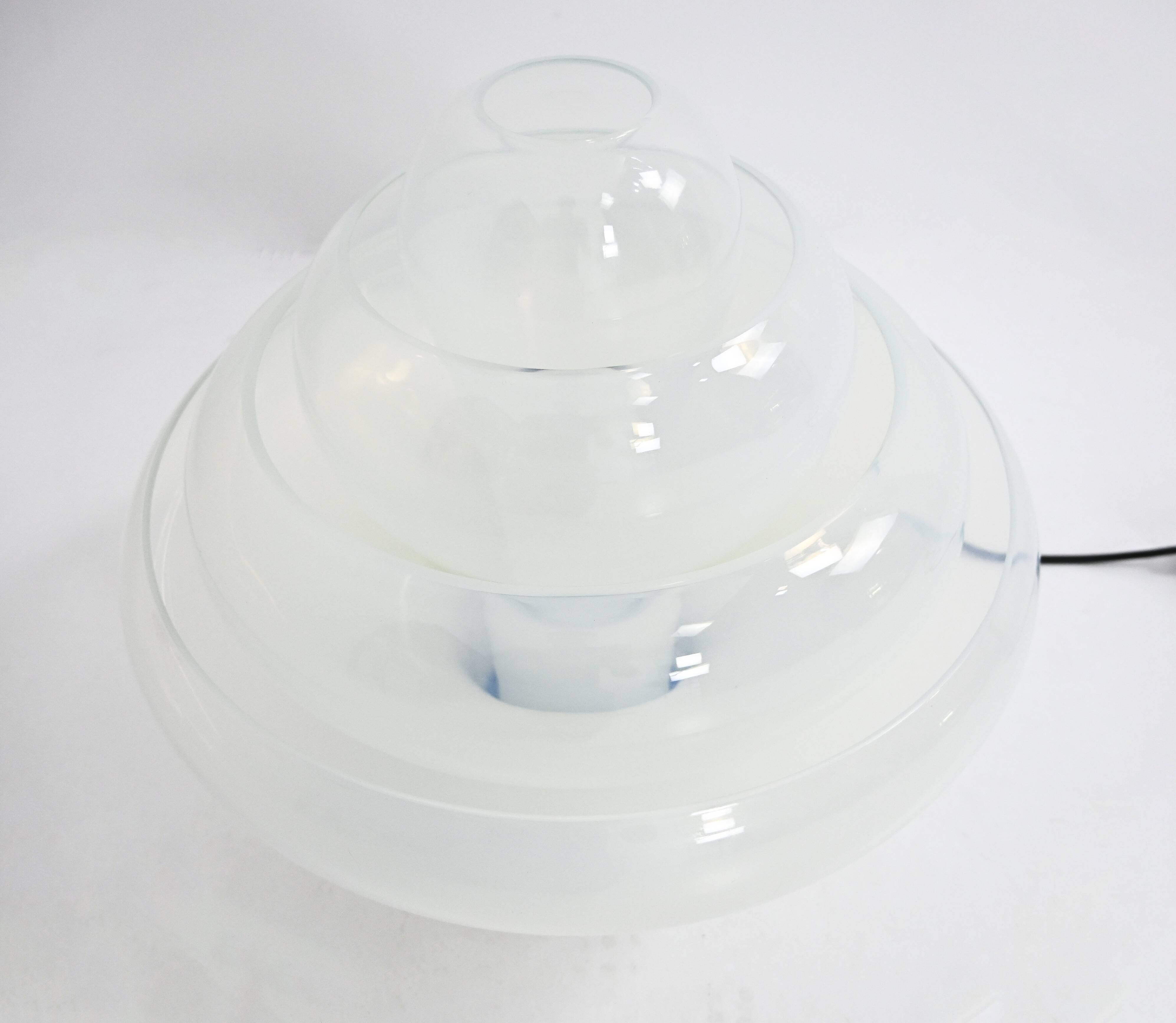 Lotus LT305 table lamp by Carlo Nason for Mazzega, 1960s