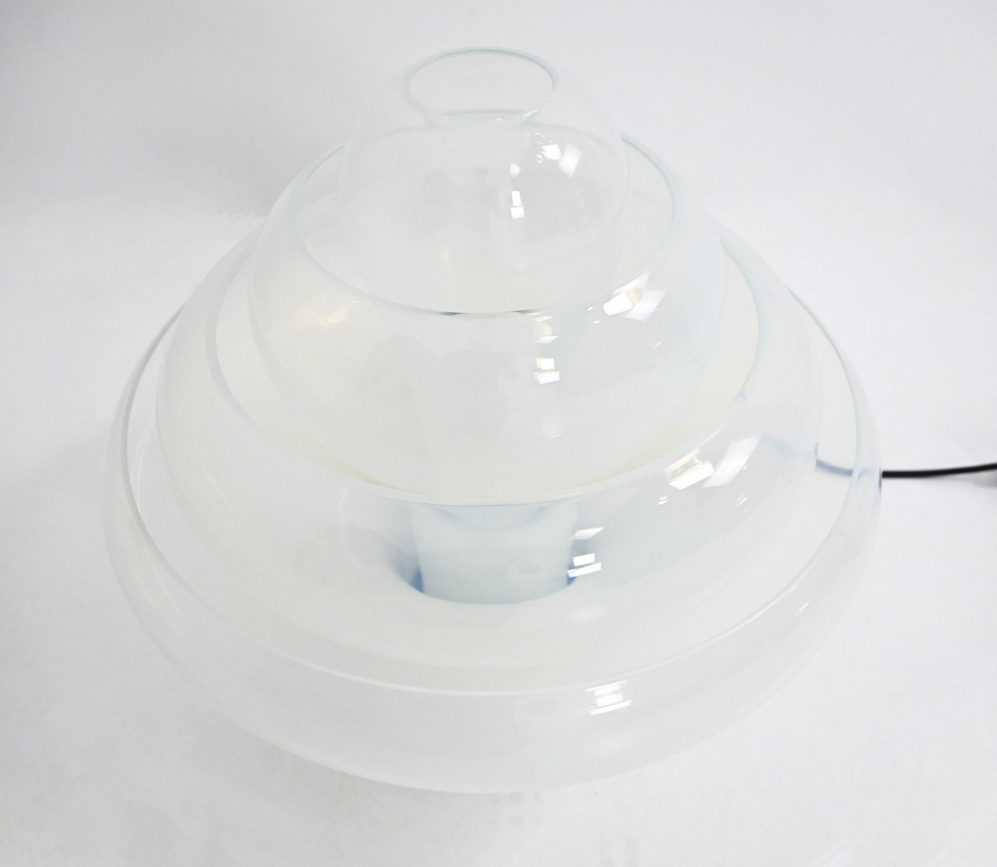 Lotus LT305 table lamp by Carlo Nason for Mazzega, 1960s