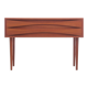 Commode scandinave en teck à 2 tiroirs