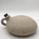 Ancienne bouillotte ronde en grès