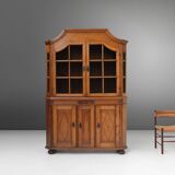Early 18th Century Vitrine Cabinet in oak, Germany