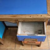 Children's desk 1950 - 1960 with extension and shelf
