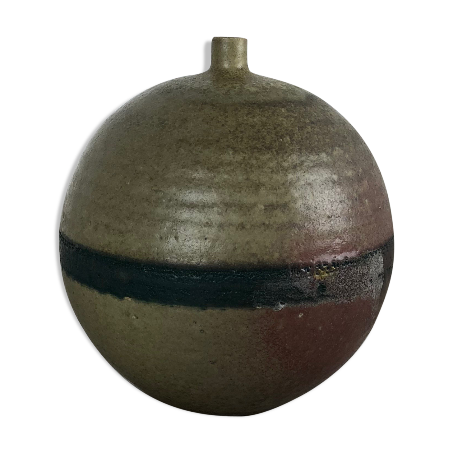 Original 1960 ceramic studio pottery vase by Piet Knepper for Mobach in the Netherlands