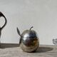 English silver plated apple sugar bowl